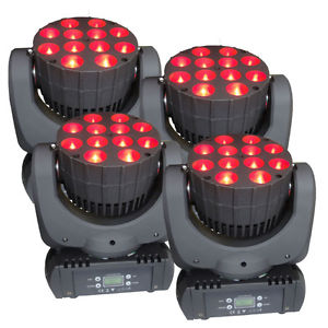 4X New Pro 12x10W CREE RGBW (4in1) LED Beam and Wash Moving Head stage Lighting