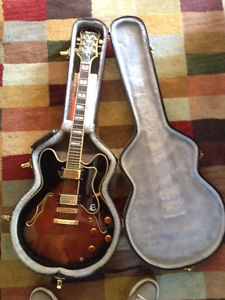 Signed Blues great, John Lee Hooker guitar. Signature authenticated.