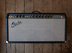 1974 FENDER SILVERFACE BANDMASTER REVERB VINTAGE VALVE AMPLIFIER HEAD & COVER