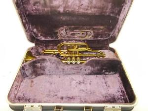 Vintage Selmer Paris K-Modified Cornet~10 1/2 C MPC~Orig. Hard Shell Case~NICE!