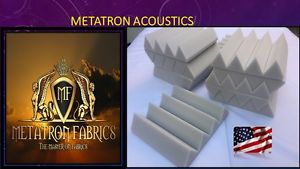 Metatron Acoustics Foam Wedge Light Gray 3" X 24" X 24" = 48 Pack