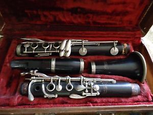 Vintage Kohlert & Co Clarinet Winnenden Germany SN# 18928 Grenadilla Wood