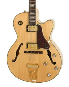 Epiphone Joe Pase Emperador II 2 Pro Guitarra Eléctrica, Natural (NEW)