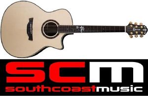 New CRAFTER WF WILD WOOD FLOWER BUBINGA BACK & SIDES ACOUSTIC ELECTRIC GUITAR