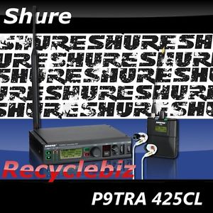 Shure P9TRA425CL Wireless Monitor System PSM900 In Ear NEW w/ SE425CL Earphones!
