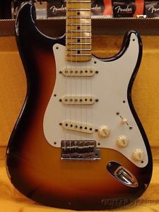 Fender 1958 Stratocaster Journeyman Relic-Chocolate 3 Color 2015 Electric