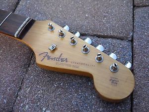 Fender 62RI Stratocaster Neck, USA, R^sewo*d, Low Wear, 1962 Reissue, W/Tuners