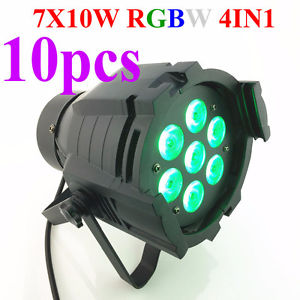 Genssi 7x10w 4 in 1 RGBW LED Lig