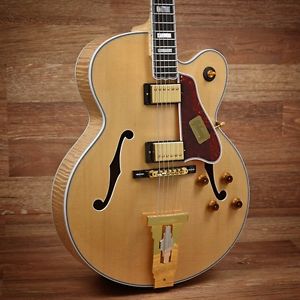 NEW 2014 USA Gibson Custom Shop L5 Custom Crimson Series Blonde FLAMED TO DEATH!