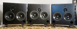 ATC Loudspeaker Technology SCM300 L, R, and Center Studio Monitors w/crossovers