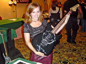 SIGNED Horror Movie Memorabilia San Dimas Guitar The Ring SAMARA Kelly Stables