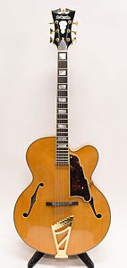 D'Angelico EXL-1A Acoustic-Electric Archtop Hollow Body Guitar with Case
