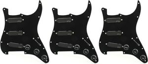 EMG DG20 Pre-Wired Pickguard Black (3-pack) Value Bundle