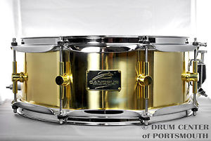 Canopus 'The Brass' Snare Drum 14x5.5 With Flanged Hoops - B-1455-PH