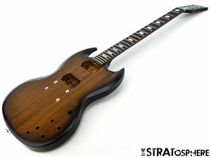 2017 Gibson USA SG Special HP BODY & NECK American Block Inlays Vintageburst