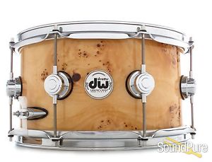 DW 7x13 Collectors Exotic Maple Snare Drum-Mapa Burl - Used