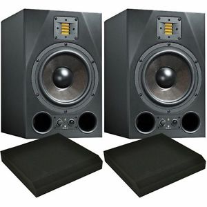 Adam A8X Active Studio Monitors (pair) + FREE Acoustic Isolation Multi Angle ...