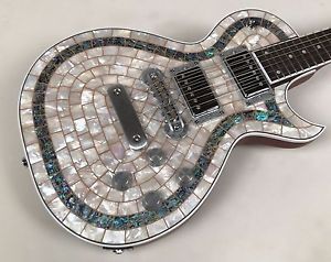 Zemaitis Pearl Front Series "Little Ring" Pearl Front (C24PF PH) w/ Gig Bag