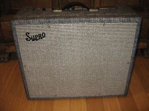 Vintage 1964 Supro / Valco 1624t - Thunderbolt type, Very Jimmy Page - Original