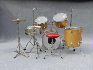 Vintage Rogers Schlagzeug Drum Holiday Model Nr. 21387 Gold Sparkle 60er 60s