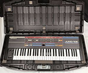 ROLAND Juno-106 juno 106 Overhauled! Perfect Working!!　w/Hard Case !
