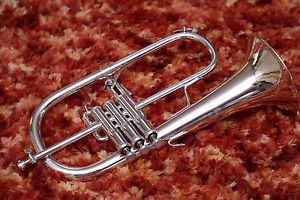 Bach Stradivarius 183s Flügelhorn Flugel Trompete Bugel silber inkl. BAG NEU