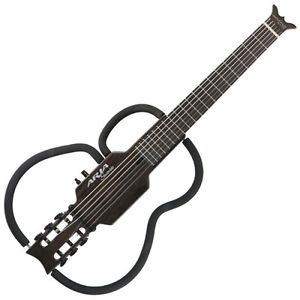 ARIA Sinsonido AS-101C SBK Silent Classical Guitar See-through Fast Shipping