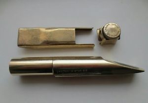 Lawton Bariton 8 * Star BB Special Orginal Ligature Vintage Mundstück Mouthpiece