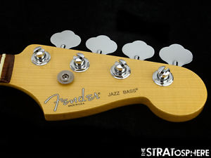 Fender USA Custom Shop Classic Jazz Bass NECK + TUNERS Modern "C" Shape Rosewood