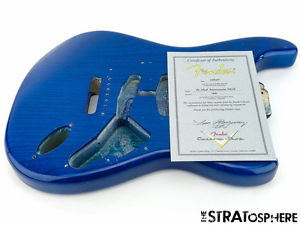 Fender USA Custom Shop Postmodern NOS Stratocaster BODY Strat Sapphire Blue Ash
