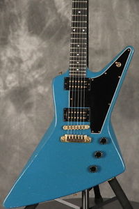 1980 Gibson E2 EXPLORER 2 extremely RARE BAHAMA BLUE SPARKLE!!!