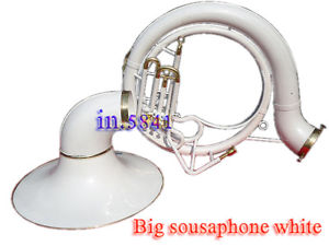 BUY NEW SOUSAPHONE TUBA WHITE^COLORED 25'' BELL_BB PITCH *W/BAG&MP BRASSITEM