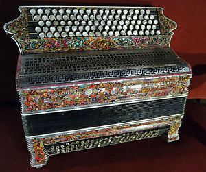 RARE ACCORDEON SANTE CRUCIANELLI & F. ITALIA ACCORDION FISARMONICA