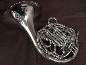 C. G. CONN 8D SYMPHONY NICKEL SILVER DOUBLE FRENCH HORN