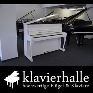 Sehr schönes Schimmel Klavier, 110cm, weiß poliert in neuwertiger Optik