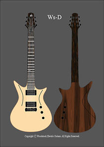 Woodstock - D Standard - Hand Made to Order Electric Guitar BODY & NECK ONLY!!