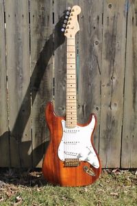 Custom Koa Body Stratocaster Guitar