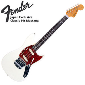 Fender Exclusive Series  Classic 60s  Mustang Rosewood Fingerboard Vintage white