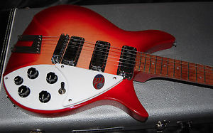 Rickenbacker 350V63 Electric Guitar FireGlo 100% MINT! Worldwide Shipping SAVE!