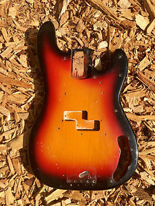 1972 FENDER PRECISION BASS BODY ALDER