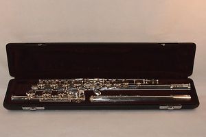 Yamaha 461 Intermediate Flute Silver 925 Open Hole B Foot Offset G amazing tones