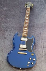 Used Electric Guitar  Gibson '04 SG 61 Reissue Rare Color Blue