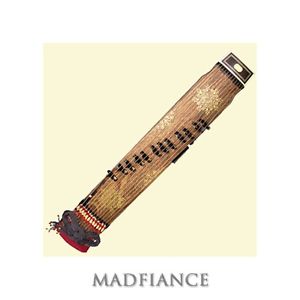 Gayageum Korean zither with twelve strings tranditional musical instrument jade