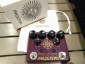 Analogman King of tone v4 (higher gain option on red side)