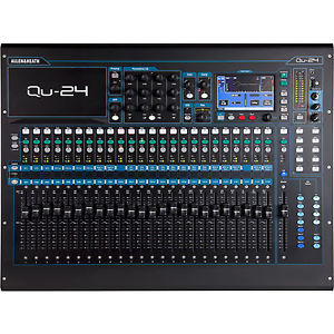Allen & Heath QU-24 Digital PA Mixer Console w/ iLive FX 24 In 12 Out QU24