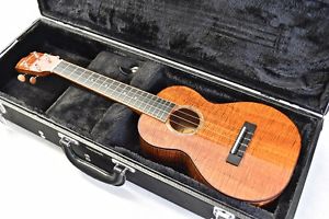 Ex+ Mint Oihata Concert Ukulele SD-2 custom "Satoshi Oihata" Curly Koa MISI PU