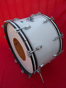 Vintage 1970s Ludwig Classic White Cortex 14x26 Bass Drum