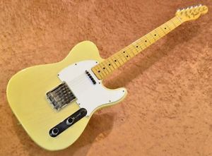 Fender USA Telecaster Blonde w/hard case F/S Guitar Bass from Japan #E1186