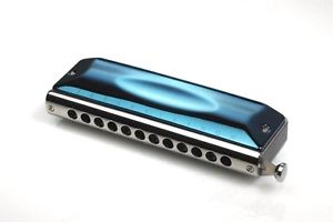 Suzuki Gregoire Maret 48 Chromatic Harmonica C Round Mouthpiece G-48 US Warranty