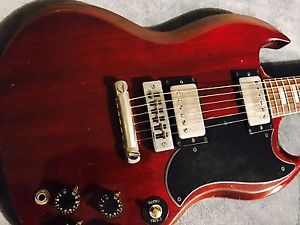 Vintage 1973-1974 Gibson SG Standard Cherry Red Great Tone with Case!